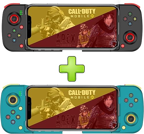 Megadream Controlador de juego móvil Gamepad para iPhone iOS Android PC funciona con iPhone131211X, iPad, Samsung Galaxy, Motorola, TCL, tableta,