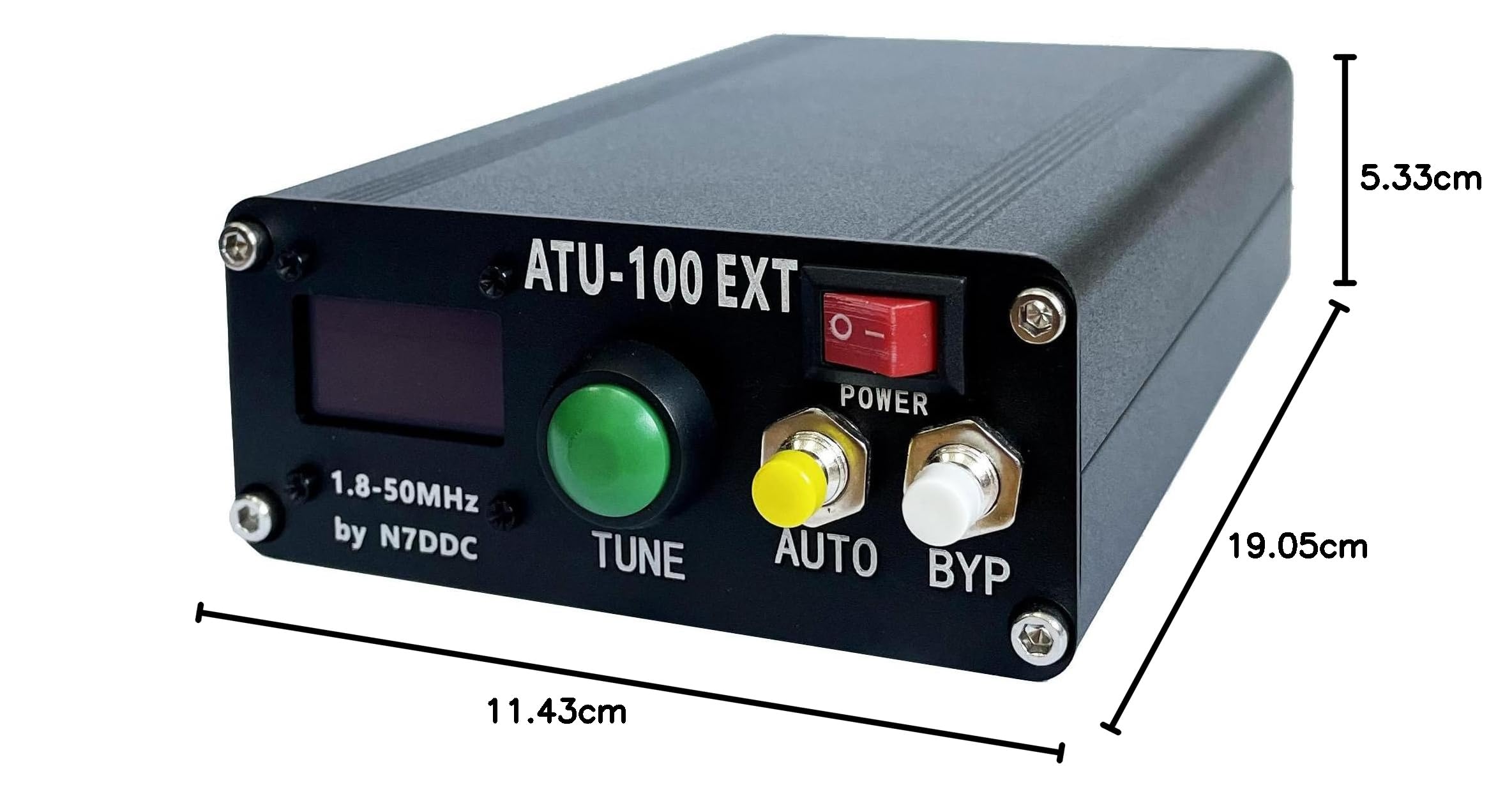 automatischer Antennentuner ATU-100 1.8-50mhz 100w Kurzwelle mit Metallgehäuse Assembled