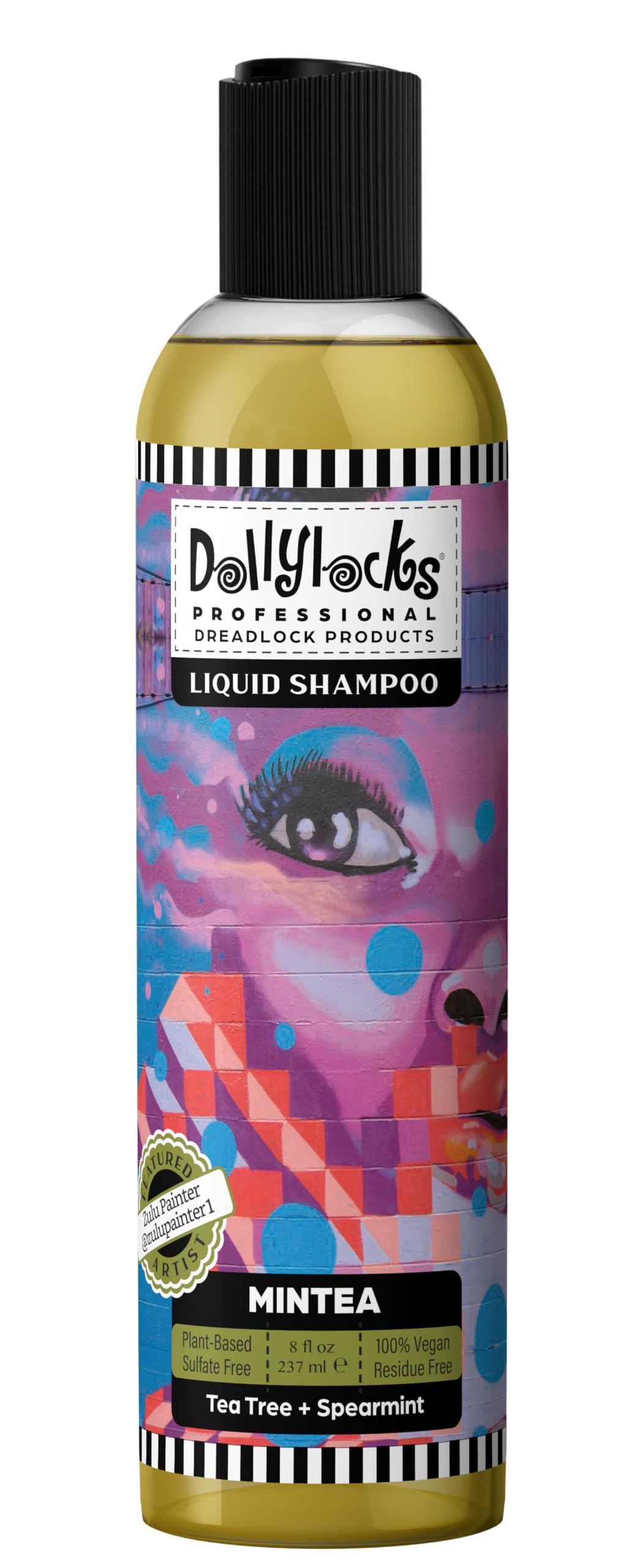 Clarifying Shampoo for Build Up - Professional Dreadlock Shampoo for Men and Women - Detox Shampoo for Locs - Anti Residue Shampoo Clarifying for Scalp Detox - Loc Shampoo - Tea Tree Spearmint 8oz