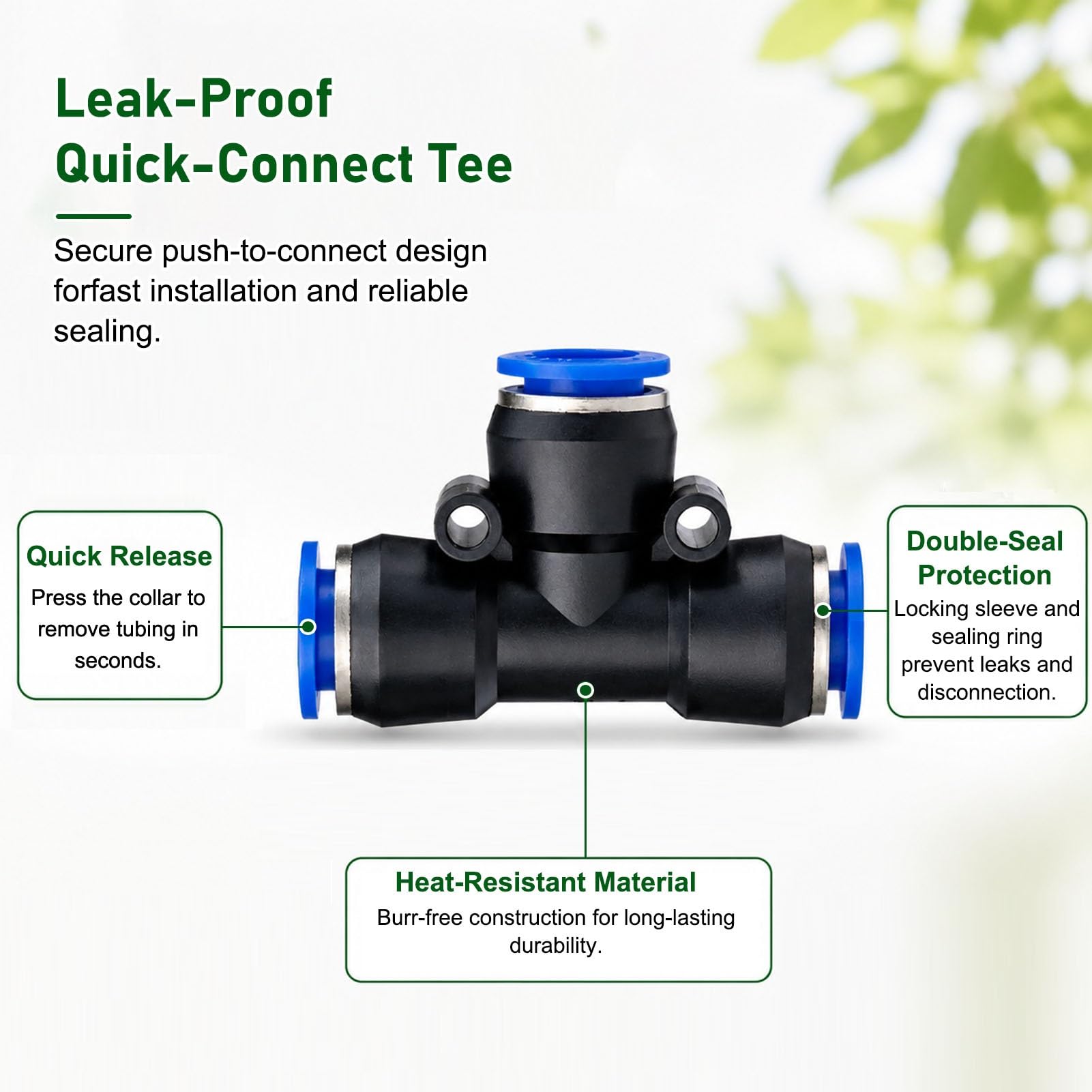 Kit Irrigazione Automatica Kit di Nebulizzazione per Allevamenti (Cervi, Bovini, Suini) | Kit di Nebulizzazione Flessibile per Esterni (patio e Cantieri) e Sistema di Irrigazione a Tenuta Stagna(125m/410ft)