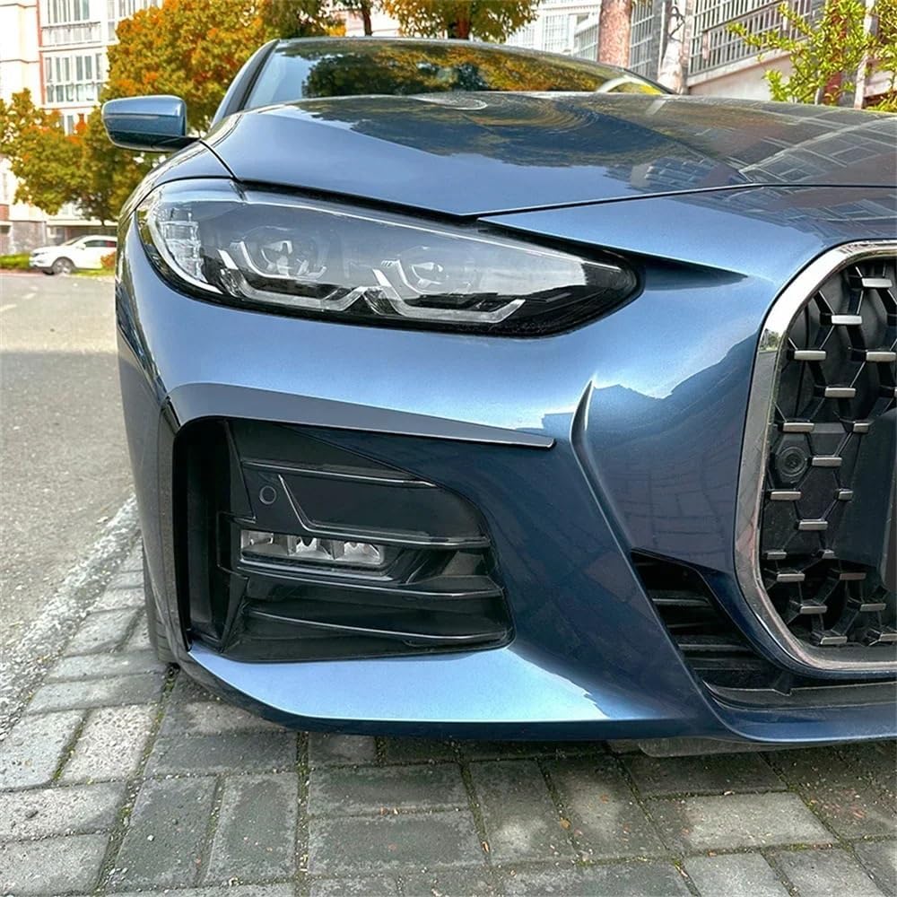 ,ABS Carbon Fiber Look, Air Vent Wind Knife Body Kits Compatible for BMW G22 G23 4 Series 2020-20 (Carbon Fiber Look)