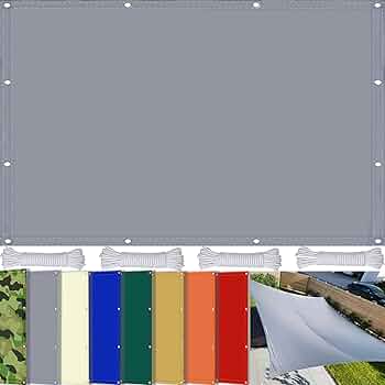 SDLLG Sun Shade Sail With Eyelets Rectangle Ade Of Oxford Fabric 180g