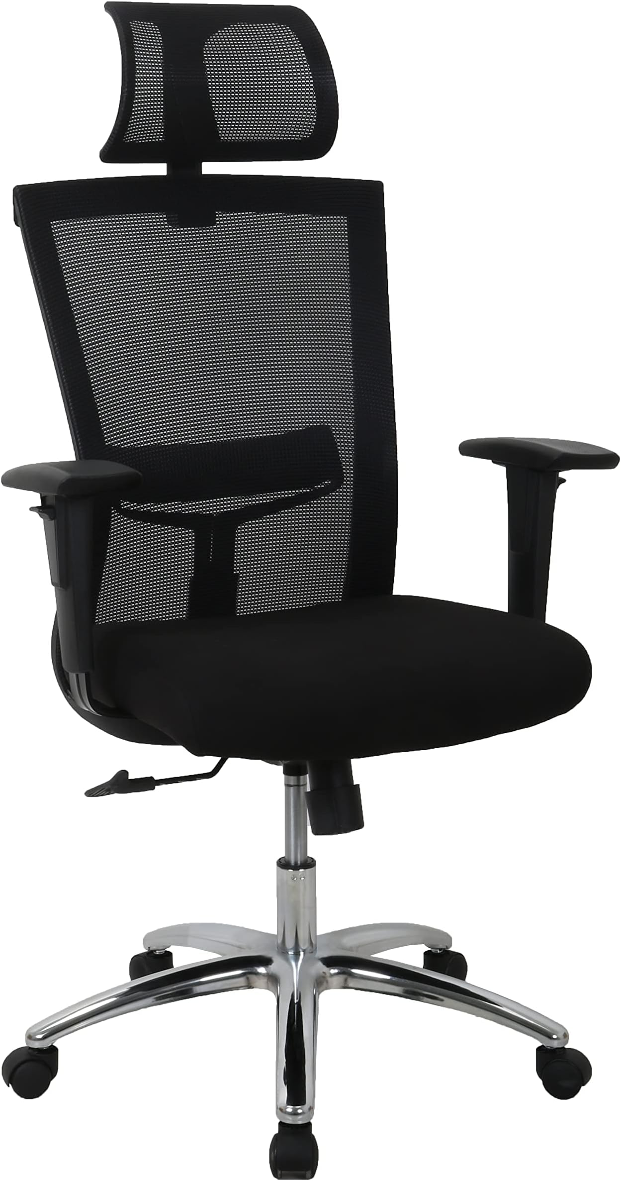Asinse Ergonomic Office Chair - High Back Desk Chair with Adjustable Lumbar Support, Headrest & 3D Armrest - 110° Rocking Mesh Computer Chair