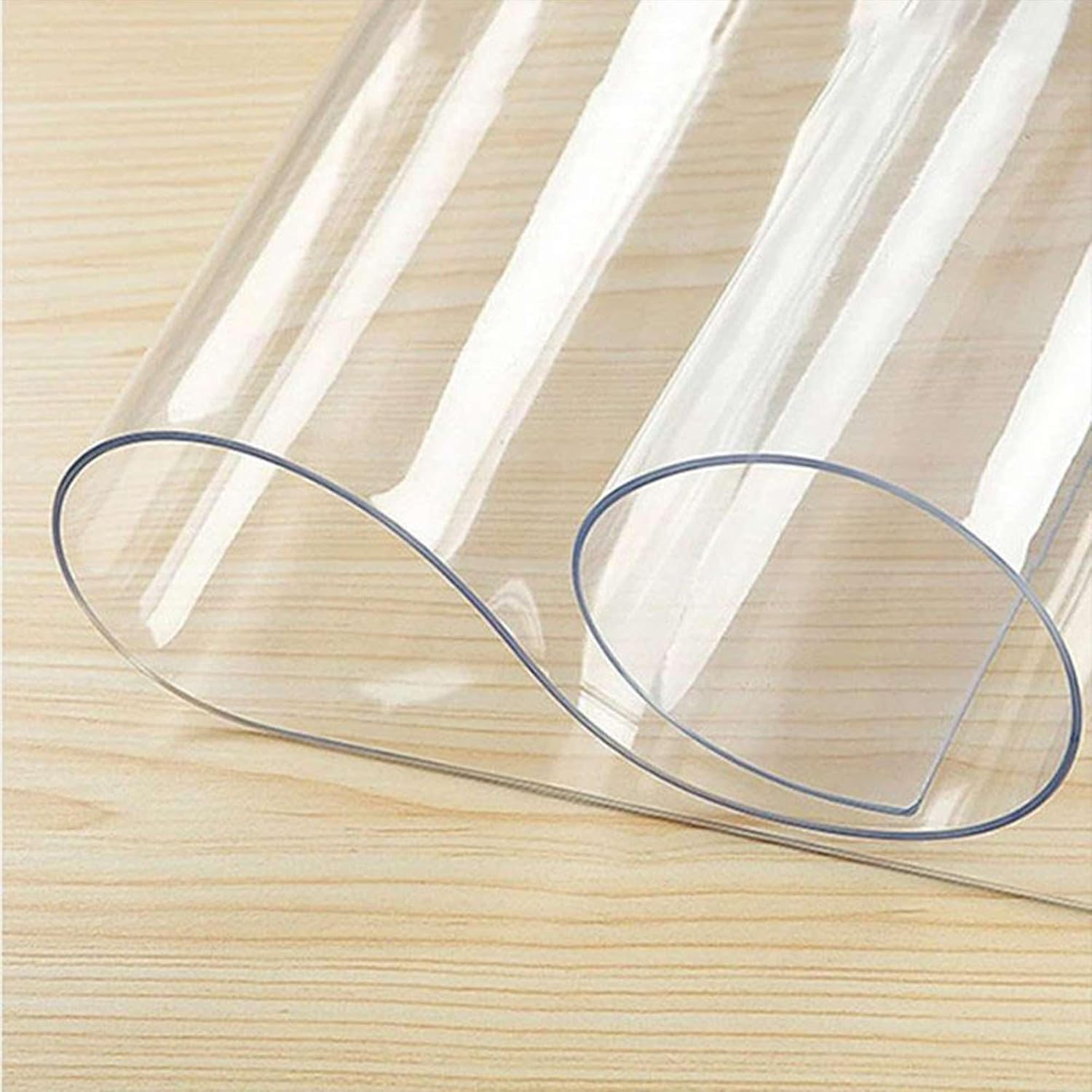 Protector antideslizante de PVC transparente para baldosas de parquet (40 x 40 cm)