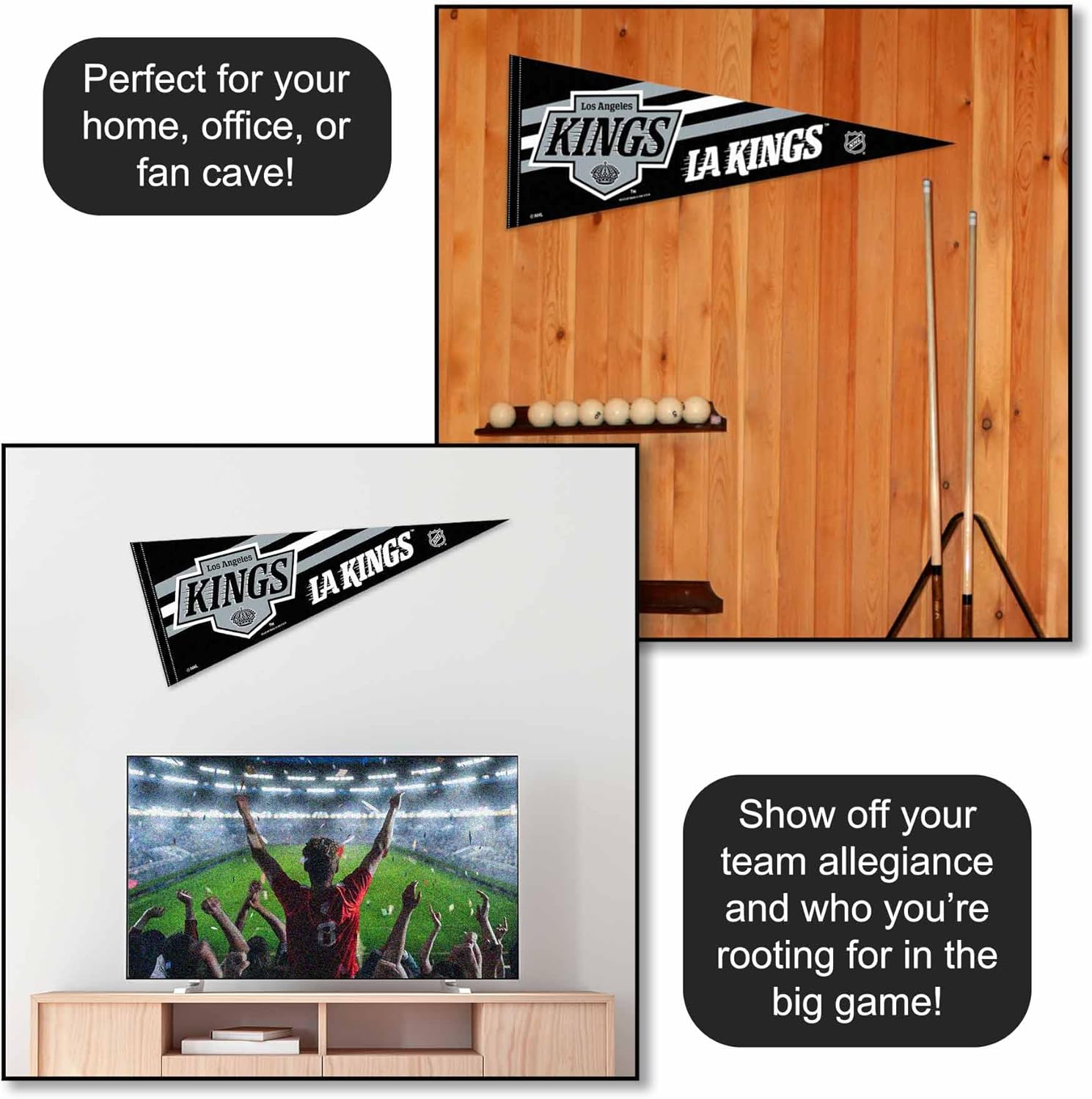 WinCraft Kings Pennant Flag - Image 3