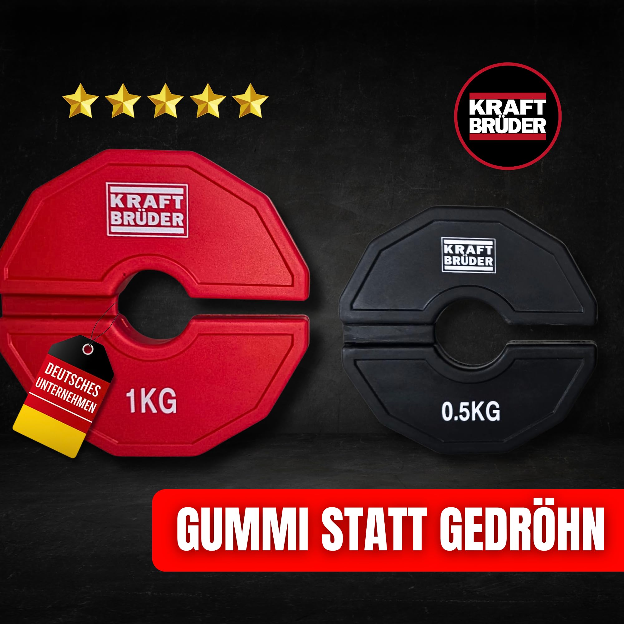 Progress Plates Snap – gummierte Micro-Gewichte mit Stahlkern. Perfekt für Langhanteln, Kurzhanteln & Kettlebells. Präzise Steigerungen für maximale Progression.