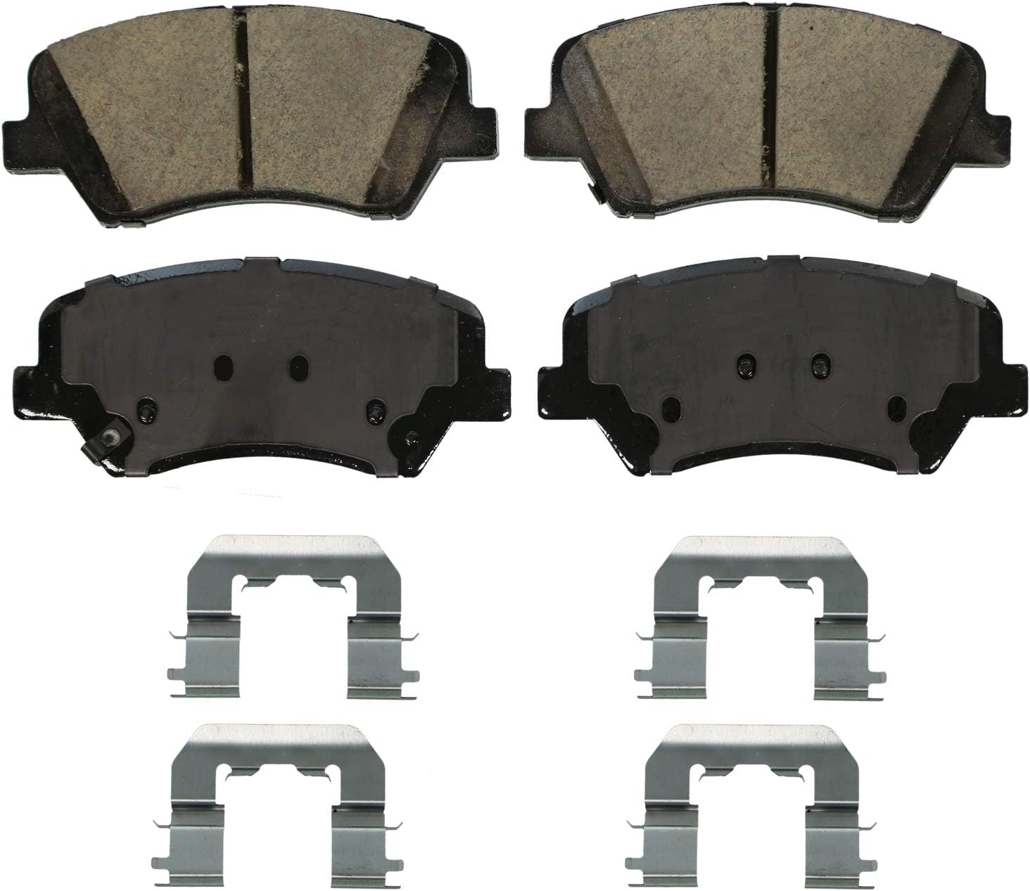 Wagner QS ZD1595 Disc Brake Pad Set, Chamfered Edges for Smooth, Quiet Stops, Fits 2013–2015 Hyundai Elantra