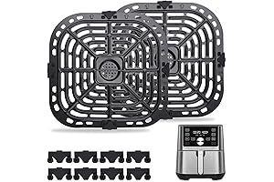 Grill Plate and Crisper Plate Accessories for Instant Vortex Air Fryer 6QT