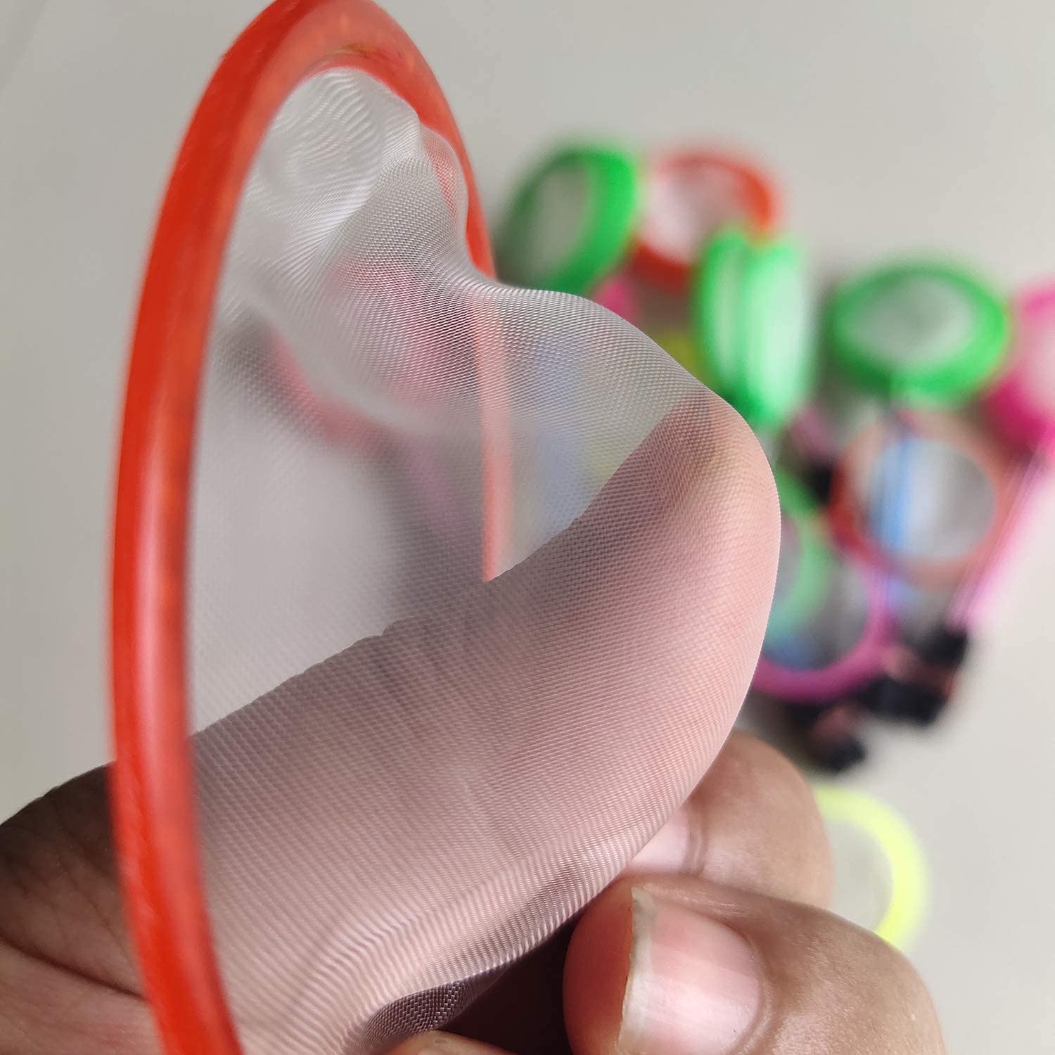 丸型 密網ネット Mサイズ 100本セット メダカ めだかミジンコ 熱帯魚 タモ 丸型 密網ネット Mサイズ 100本セット メダカ めだかミジンコ