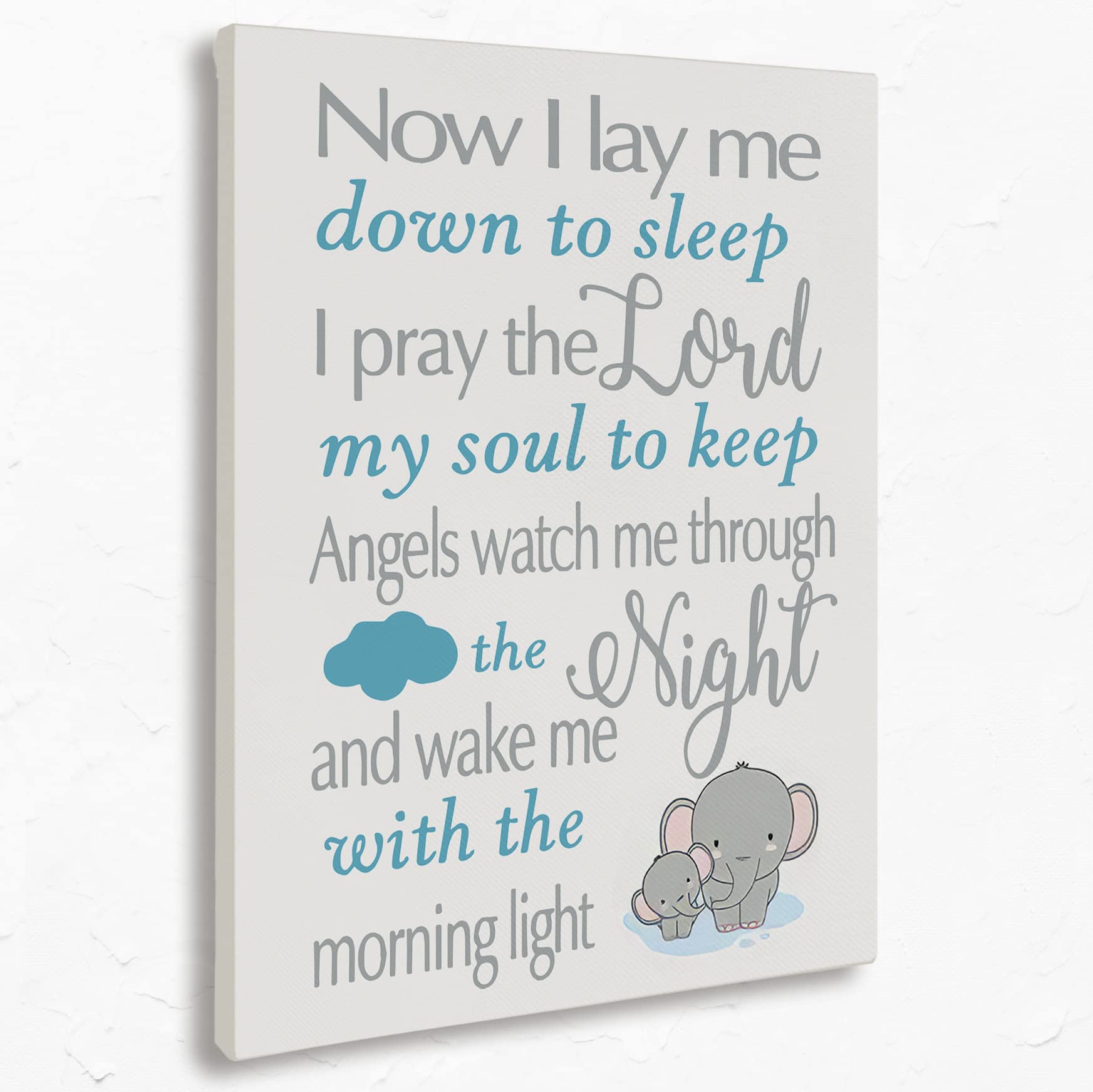 Inspirational Elephant Nursery Wall Art – Set Of 6 Unframed Prints, Baby Boy Or Girl Room Decor - View #6