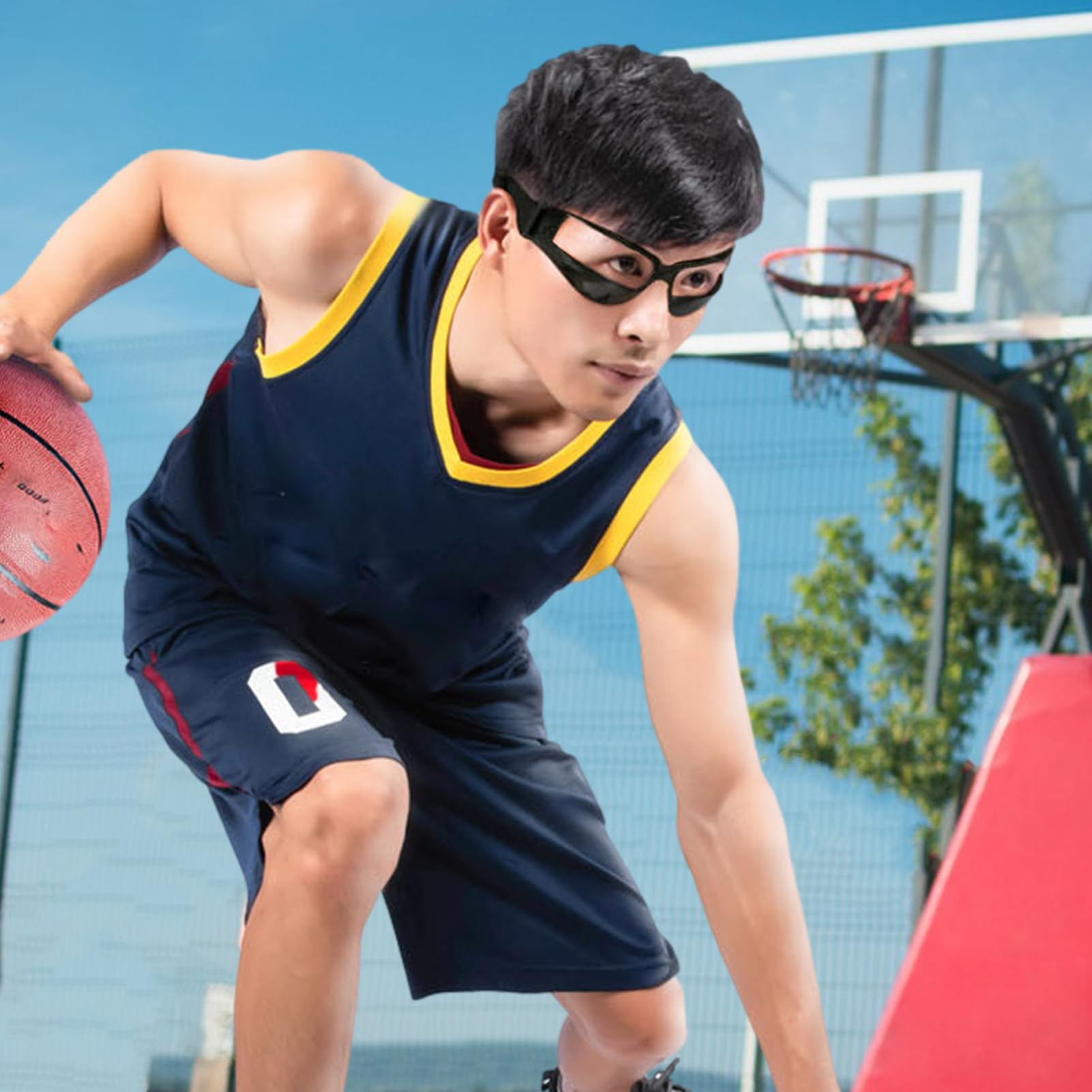 Lunettes d'entraînement de basket-ball portables confortables pour femmes, hommes, joueurs, adolescents, adultes, enfants
