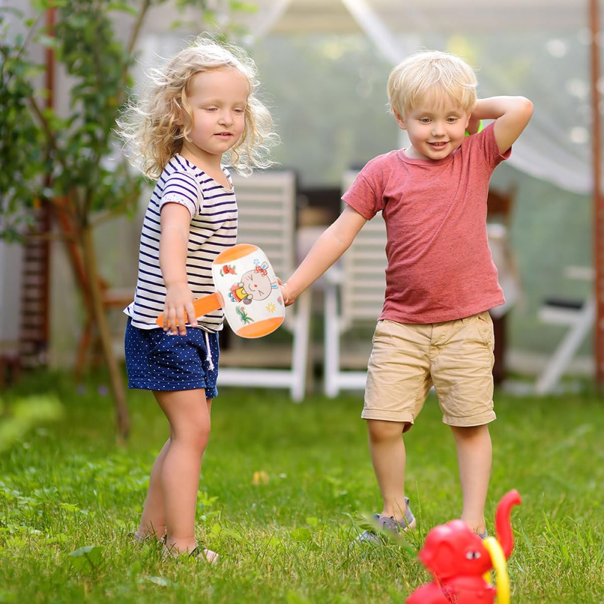 Didiseaon Martelli Gonfiabili Giocattolo 8 Unitá Campanello Sicuri in PVC per Feste e Gioco Divertente in Piscina o Area Giochi Colore Casuale