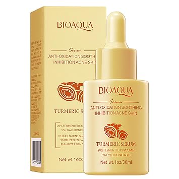 BIOAQUA Turmeric Facial Serum Anti-Oxidation Hyaluronic Acid 30ml