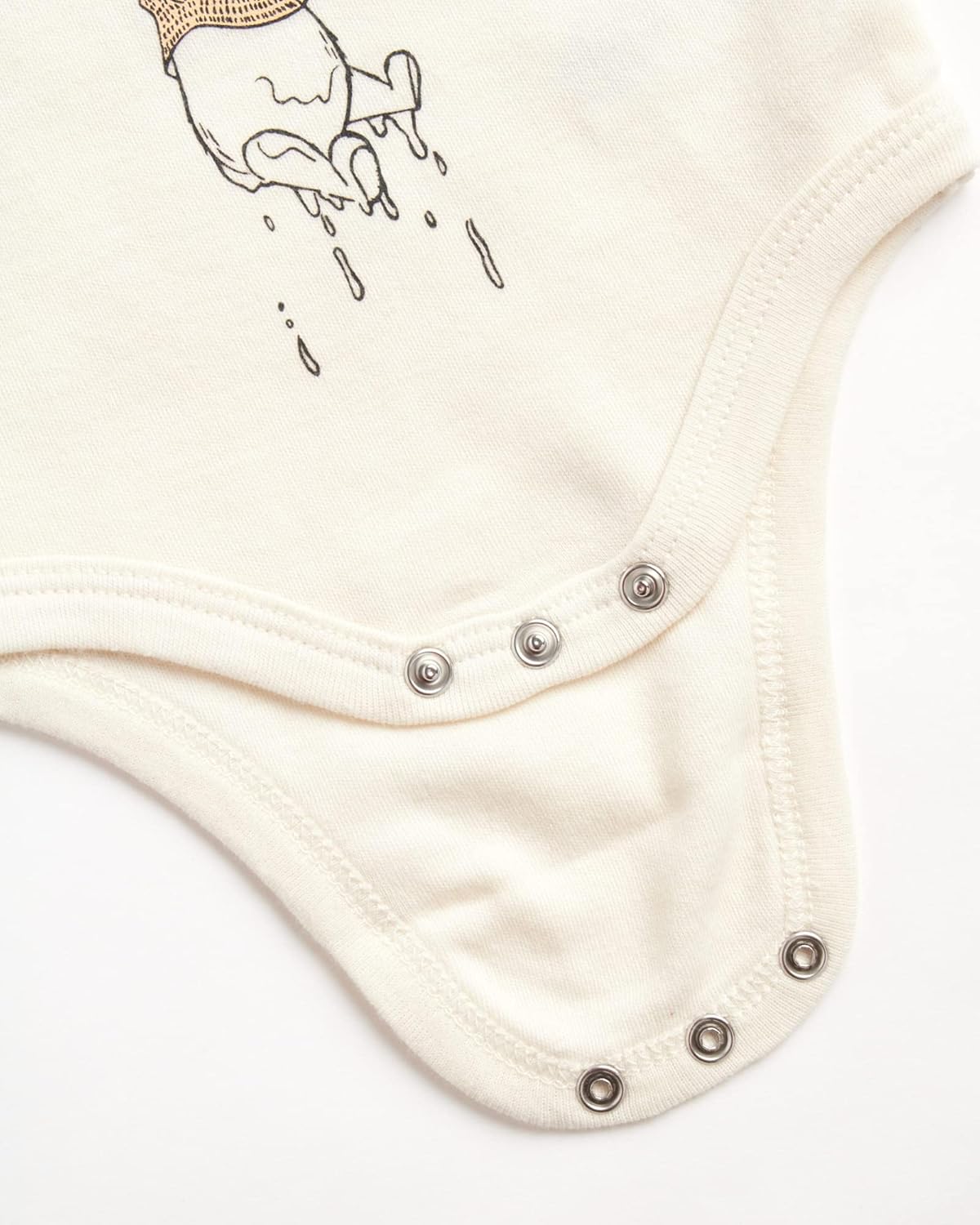 Disney Newborn Baby Girl Boy Clothes - 7 Piece Mickey Mouse Winnie the Pooh Bib Onesie Overall Beanie Pants Gift Bag Gift Set - Image 6