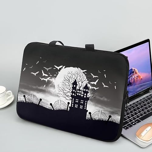 Miniatura 2 de Bolsa de mano para laptop compatible con portátil de 10 a 17 pulgadas, funda de transporte para laptop