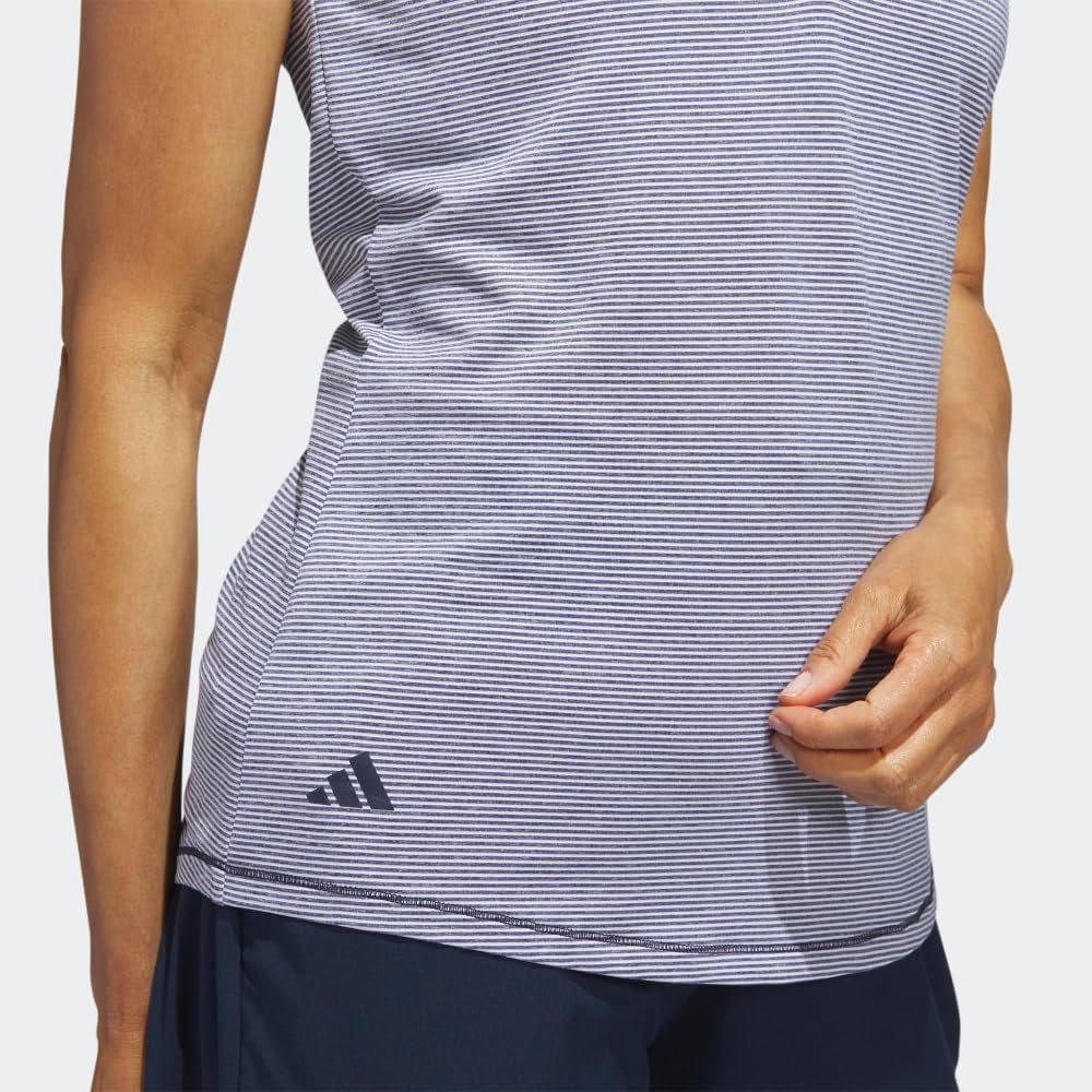 Adidas Women's Two-tone Sleeveless Polo - Image 7