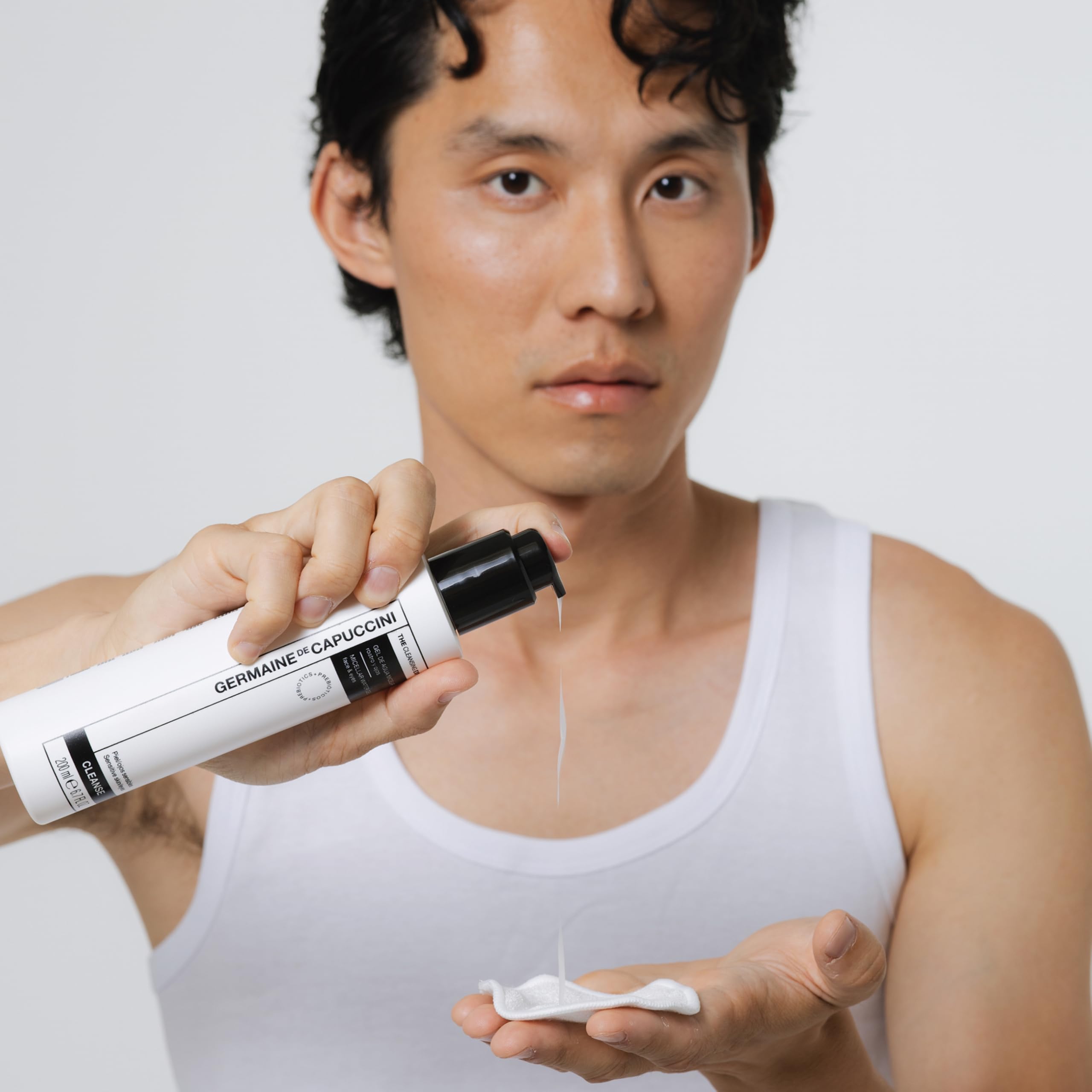 Germaine de Capuccini - The Cleansing Expert | Gel de Agua Micelar Rostro/Ojos - Sin aclarado, sin perfume - 200 ml