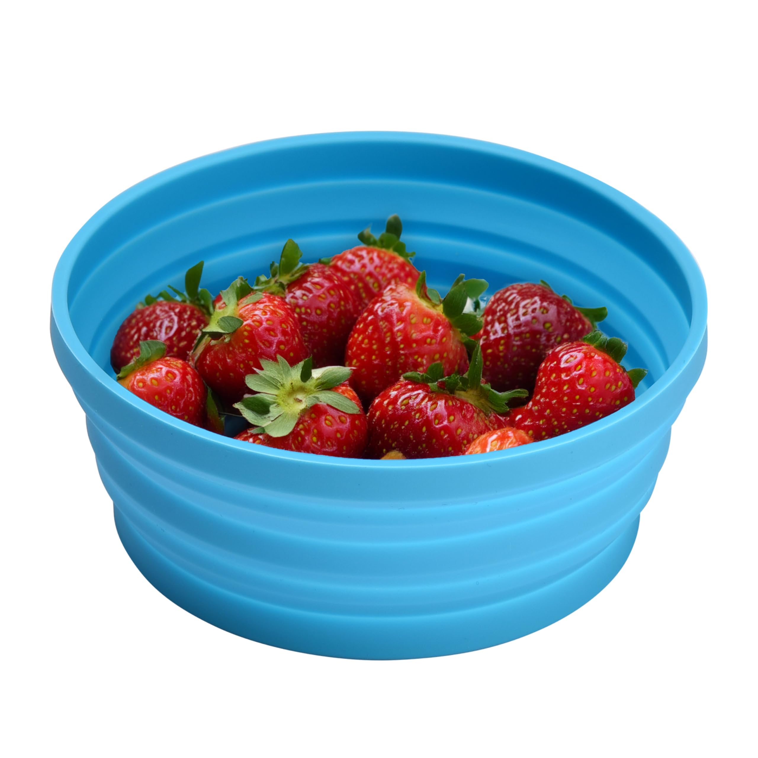 Outlery Compact Collapsible Wash Basin - Petite, Portable and Travel-friendly BPA-Free Silicone Basin for Small-Scale Washing, Ideal for Camping and Outdoors (4.7 x 1.9 x 4.7 inches)