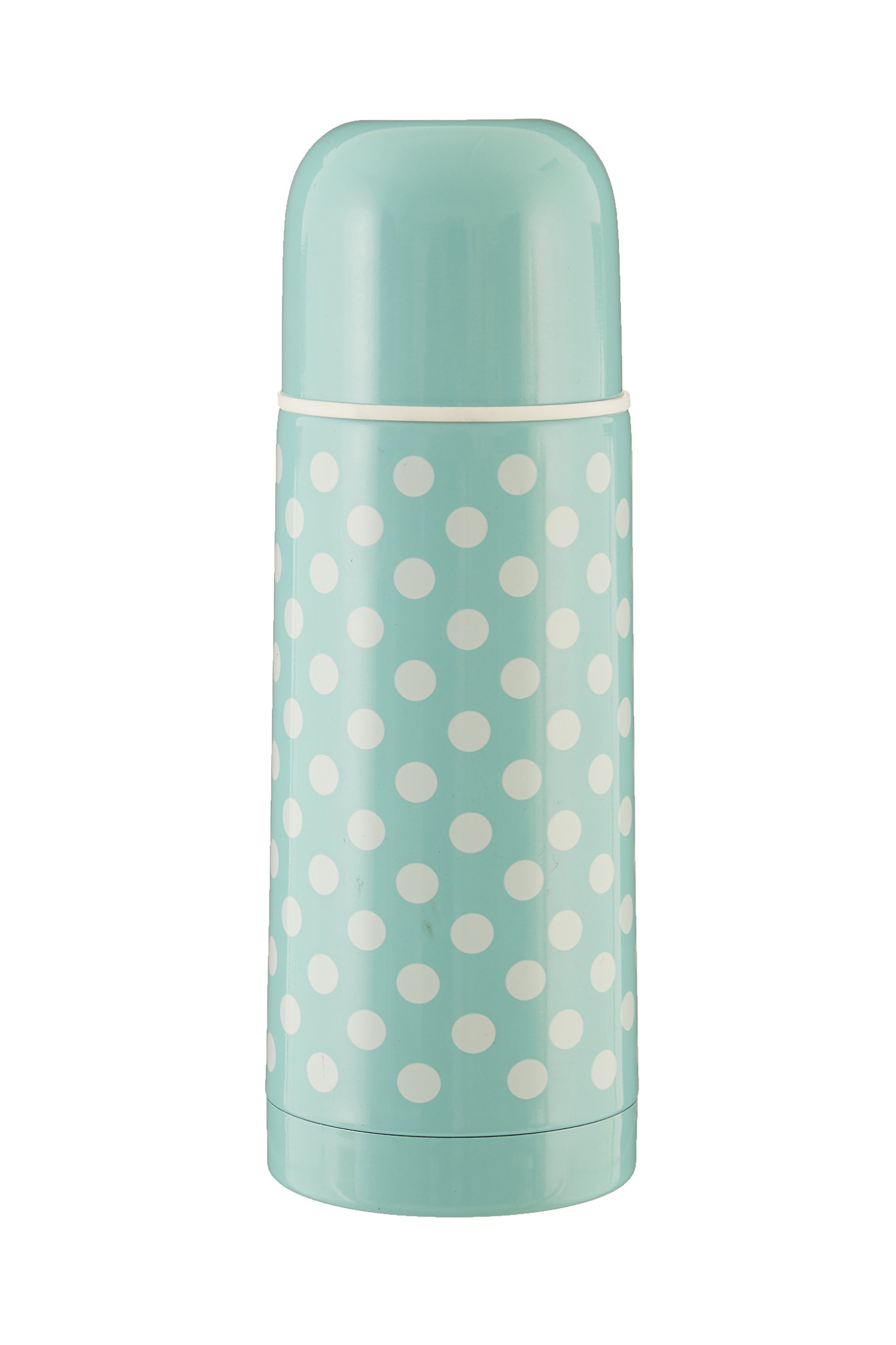 Premier Green Housewares Mimo Spot Vacuum Flask, Double Walled, 350Ml, Stainless-Steel, 7 X 7 X 20 Cm