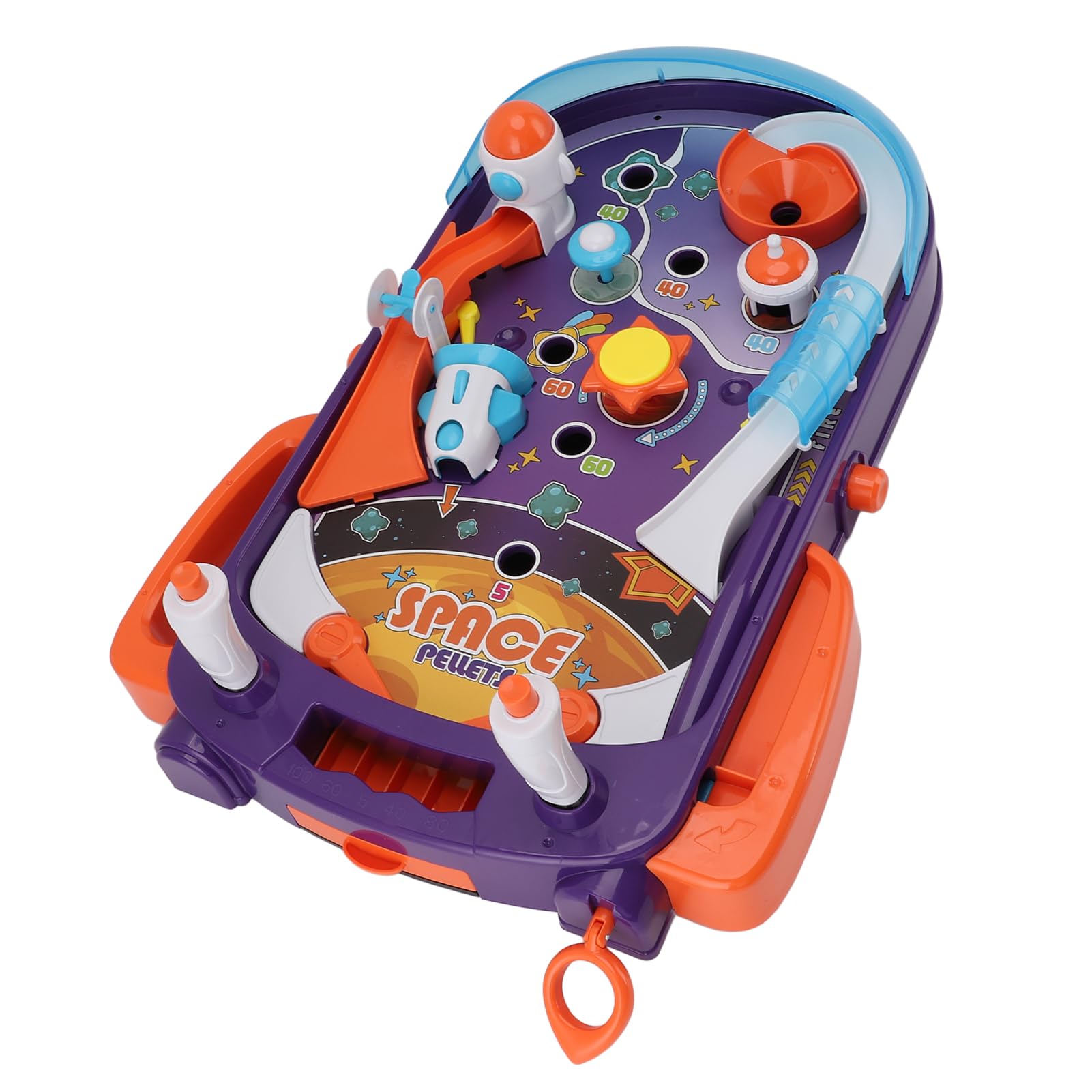 EMUKOEP Juego de Mesa Interactivo de Máquina de Pinball para Entretenimiento y Aprendizaje 18,1 X 13 Pulgadas