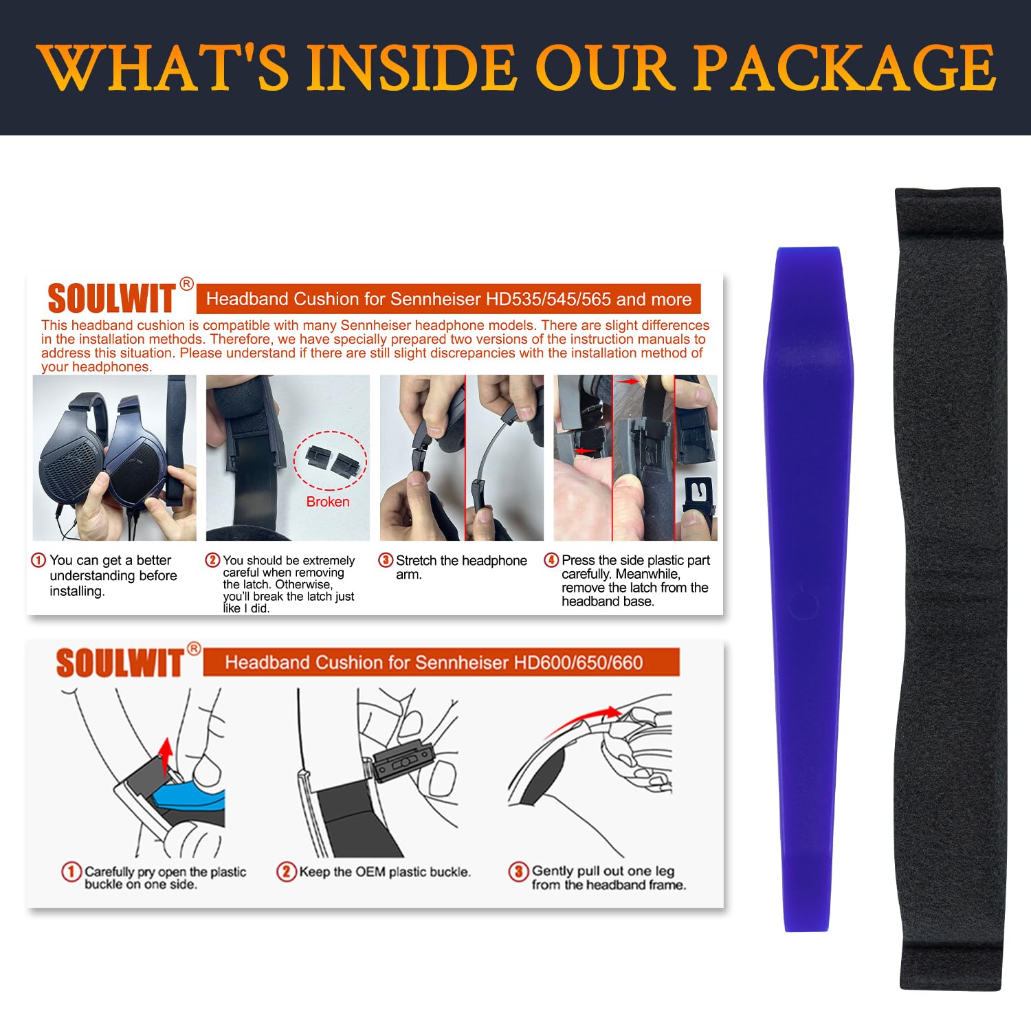 Amazon | SOULWIT ヘッドバンド ヘッドホン 交換バンド for Sennheiser