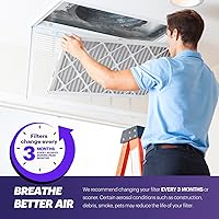 Vista 7 de BNX TruFilter 18x24x1 Air Filter MERV 8 (6-Pack) - MADE IN USA – Dust & Pet Defense Electrostatic Pleated Air Conditioner HVAC AC Furnace Filters