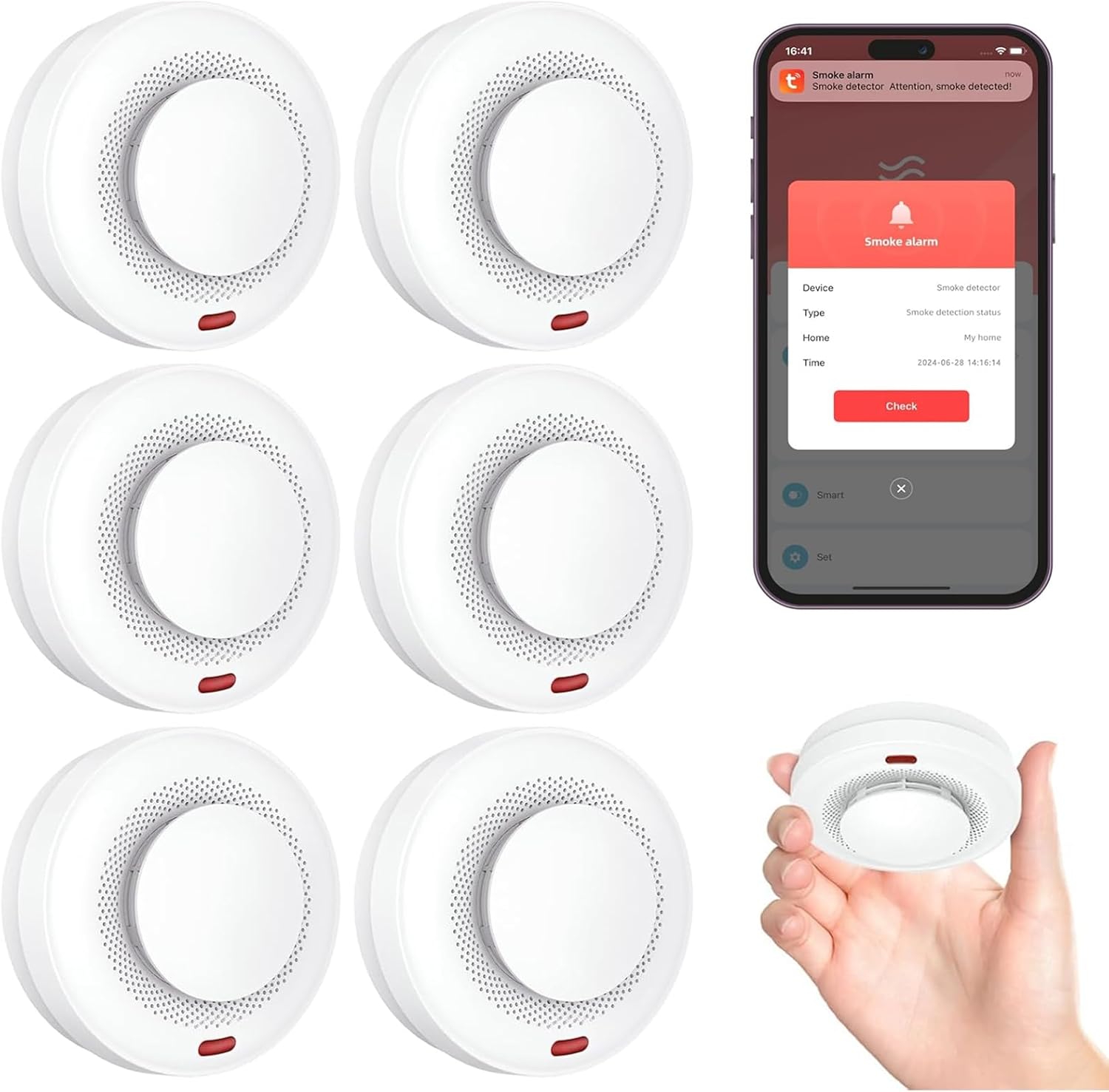 Smart Smoke Detector Fire Alarm