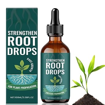 Rooting Powder & Rooting Hor/mone for Cuttings, Liquid Plant Rooting Solution & Gel to Grow Strong Root, Easy-to-Use Prop Drop & Liquid Fertilizer Formula, Reliable & Effective Plant Propagation Buddy