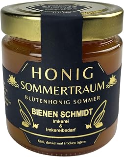 Original Deutscher Honig Sommerbl&uuml;tenhonig 500g im Glas aus Oberfranken Nord-Bayern Honig rein und nat&uuml;rlich