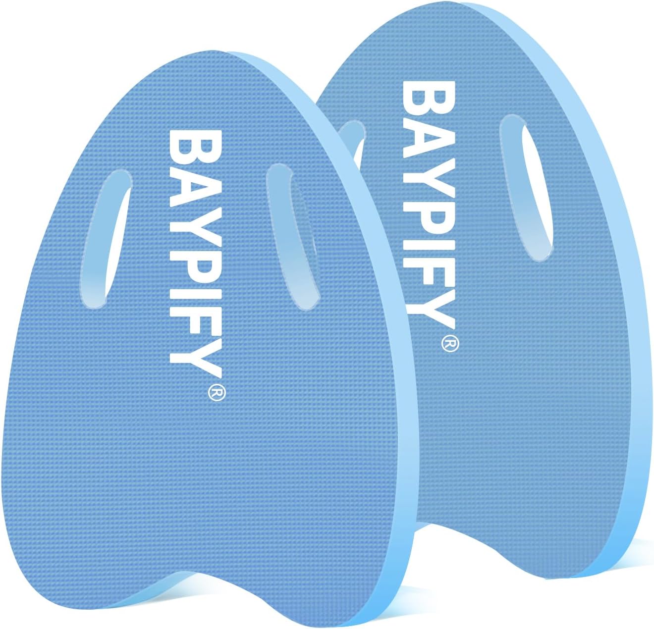 2PCS Swimming Kickboard for Adults and Kids, Swim Training Aid Kick Board Pool Exercise Equipment with Hole Handle, Non-Spliced ​​Molded EVA Foam Water Board(Blue)