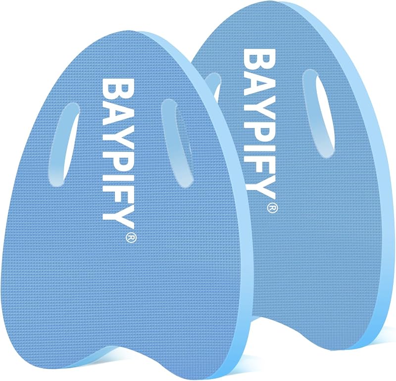 EVA Swim Kickboard for Adults & Kids, Pool Training Board | Non-spliced molded EVA,durable & buoyant.Ergonomic grip,hole handle.for all ages & skill levels.Builds leg strength