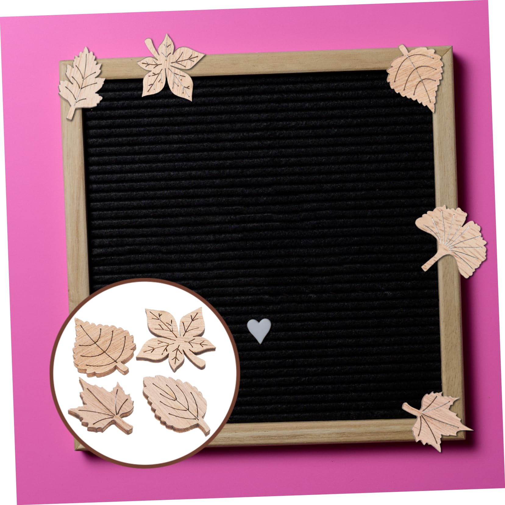 SHINEOFI 50 Pièces Copeaux Bois Motif Scrapbooking DIY Copeaux Bois Détail Scrapbooking Artistique