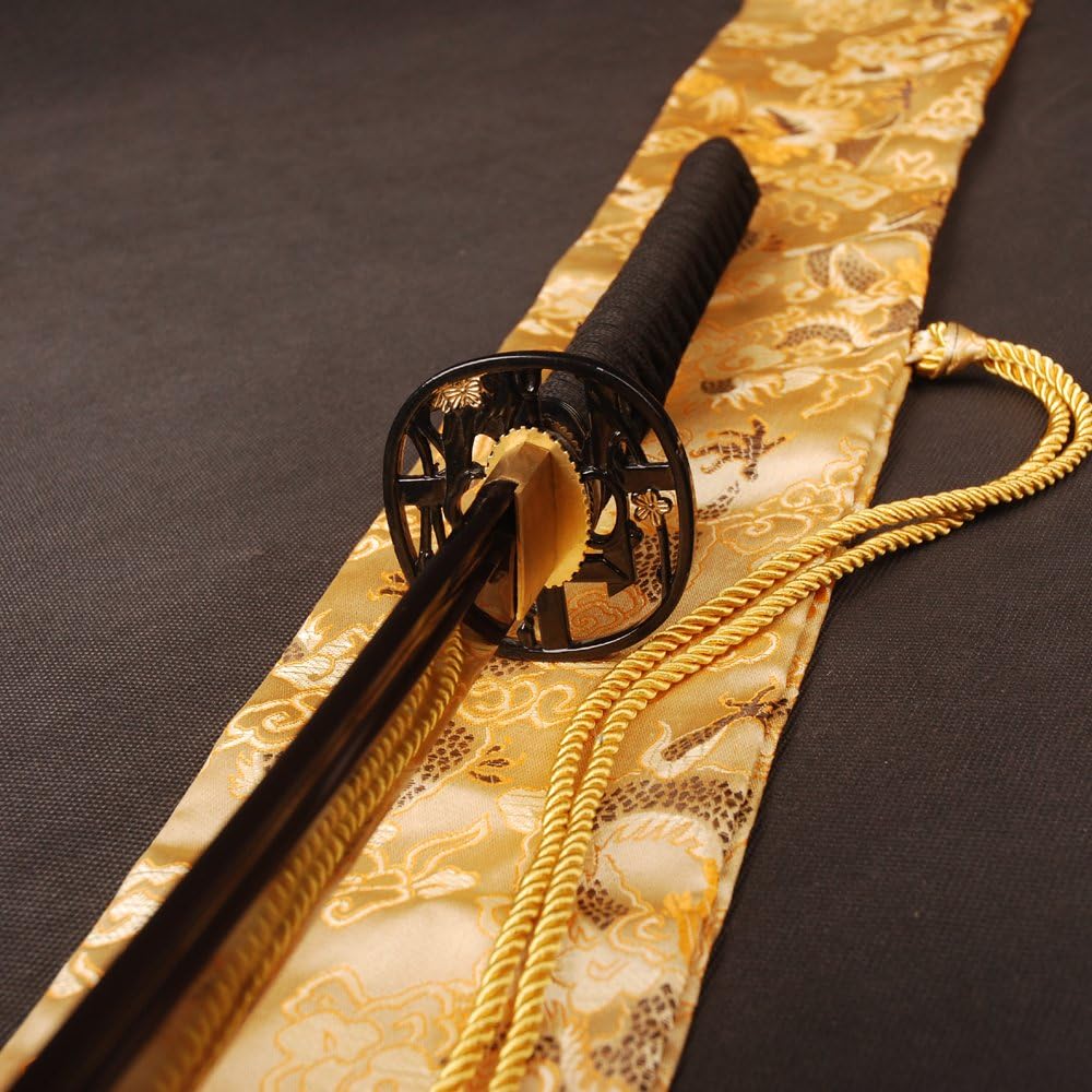 Colored Sharp Blade Japanese Samurai Katana Sword Folded Red Blade