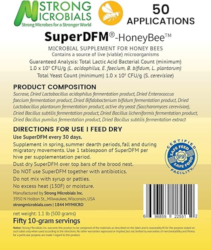 Miniatura 2 de -Abeja, Suplemento probiótico para abejas melíferas, 50 aplicaciones