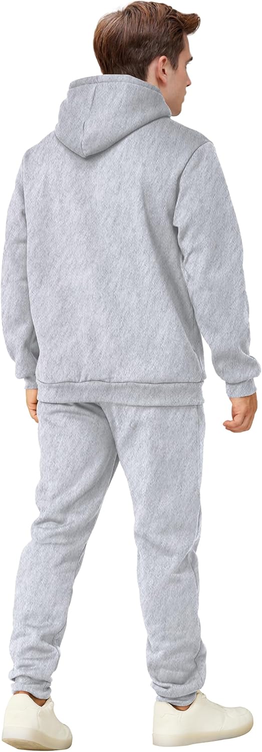 Men's Tracksuits 2 Piece Casual Long Sleeve Sweatsuits Athletic Hoodie and Sweatpants Set Jogging Suit - Image 4