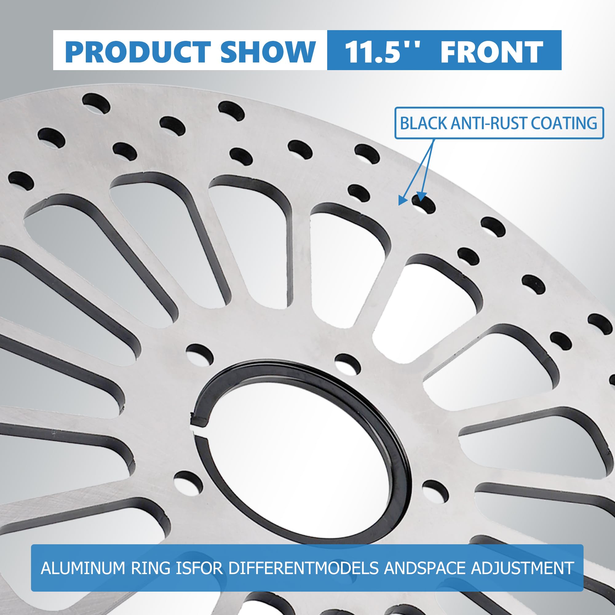 Amazon | 11.5インチ フロントブレーキローターディスク