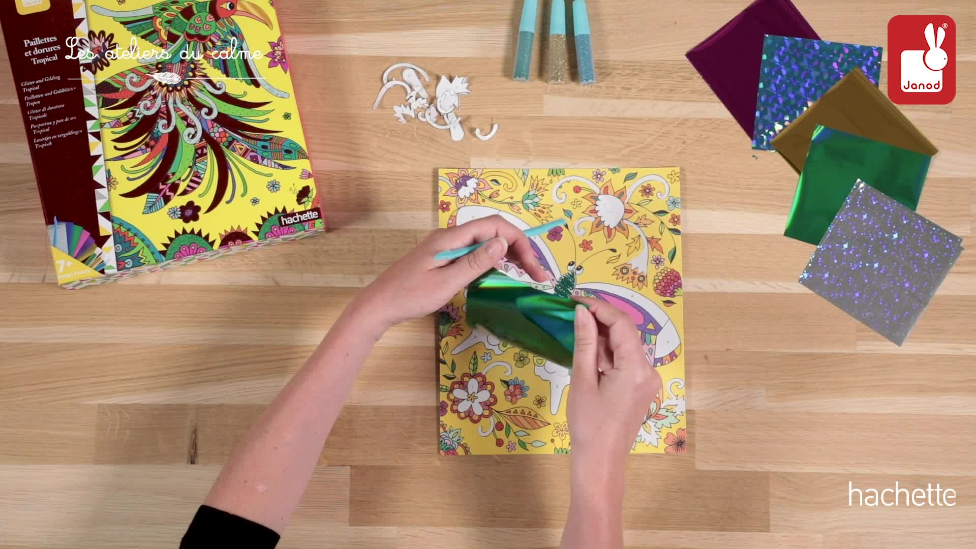 Janod - Fairies Foam Mosaics Box - Les Ateliers du Calme - Creative
