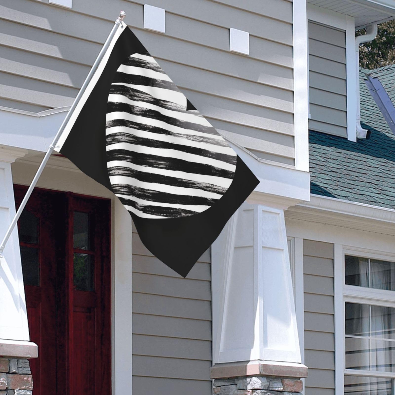 Drapeau robuste toutes saisons 1,2 x 1,8 m résistant avec œillets solides - 8