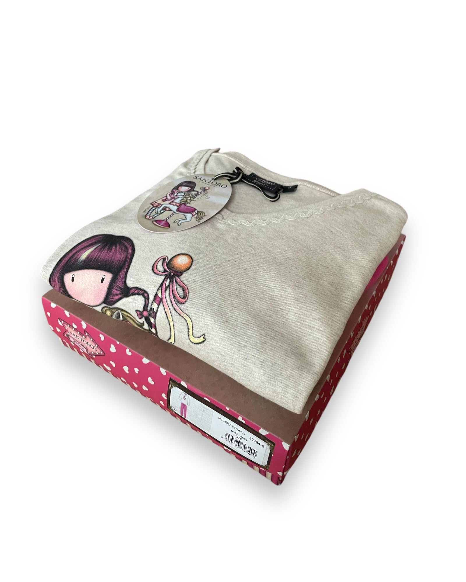 Gorjuss Pigiama Donna Santoro Invernale in Caldo Cotone Art. 62384