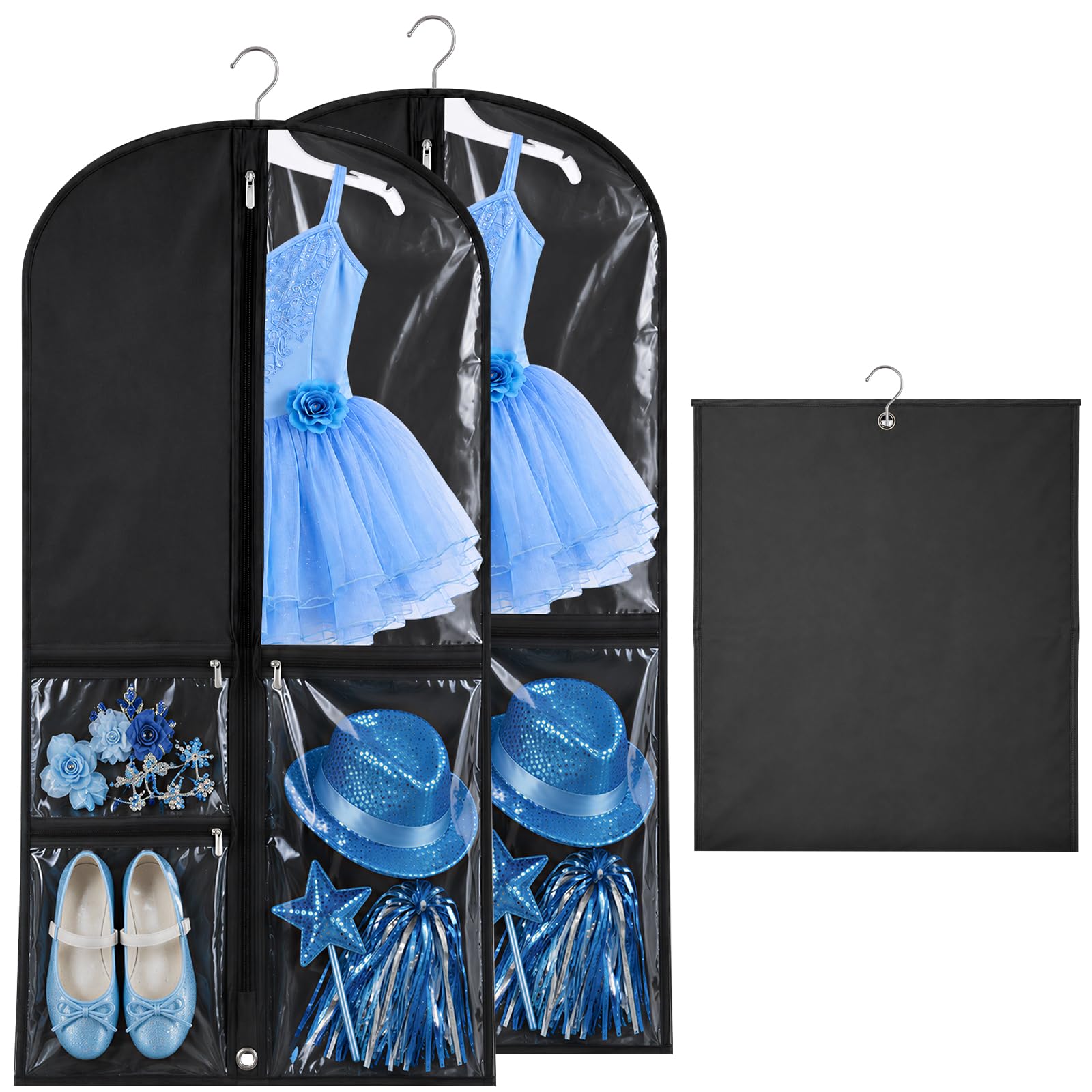 Dance Costume Bag for Kids, Dress Covers Garment Bags, Kids Garment Bags