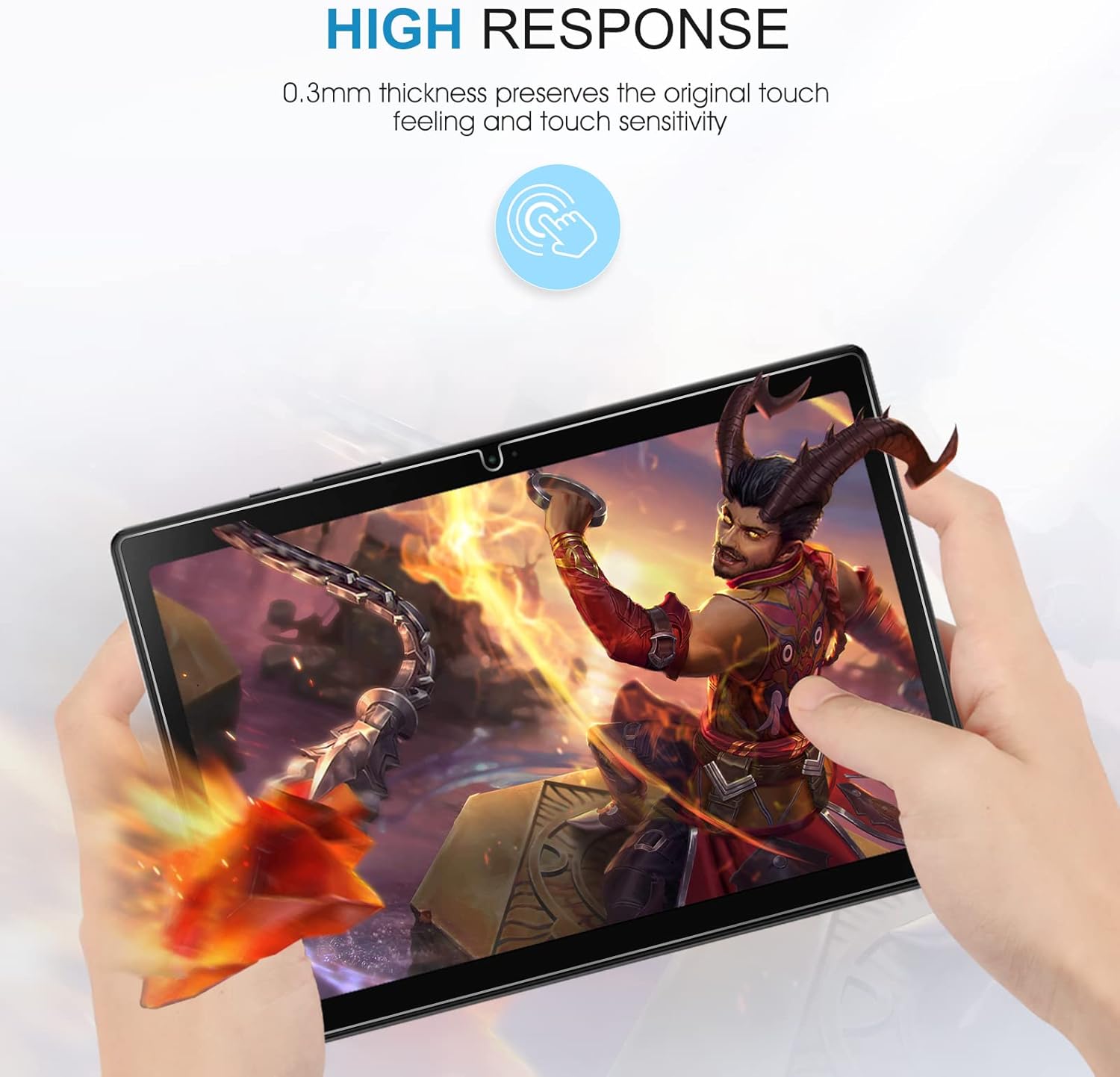 [2 Pack] SPARIN Screen Protector for Samsung Galaxy Tab A8 10.5 inch 2022 Tempered Glass/Anti-Scratch/Bubble Free Model Number: SM-X200/X205/X207 : Electronics