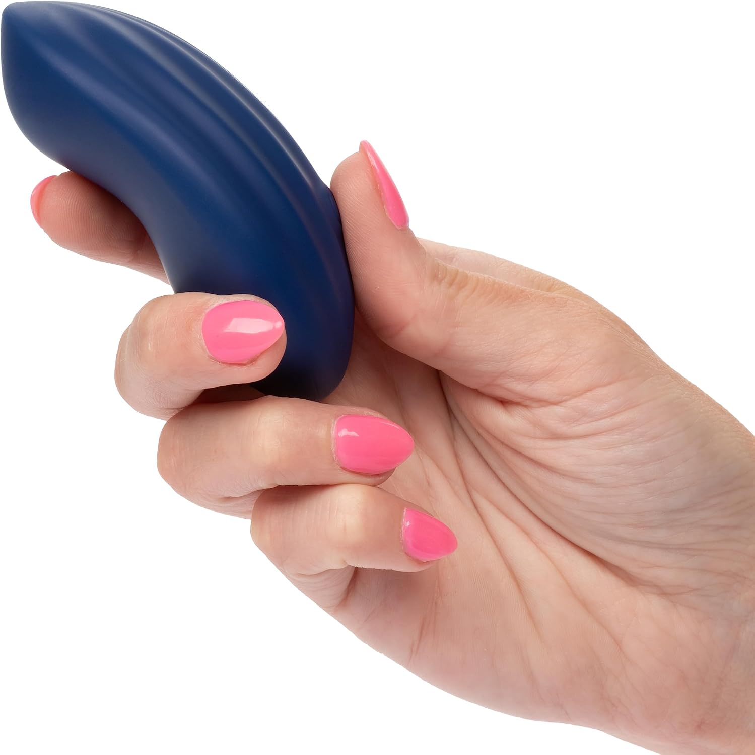 CalExotics Cashmere Velvet Curve Vibrating Massager, Clitoral Mini Vibrator for Women - SE-4364-05-3