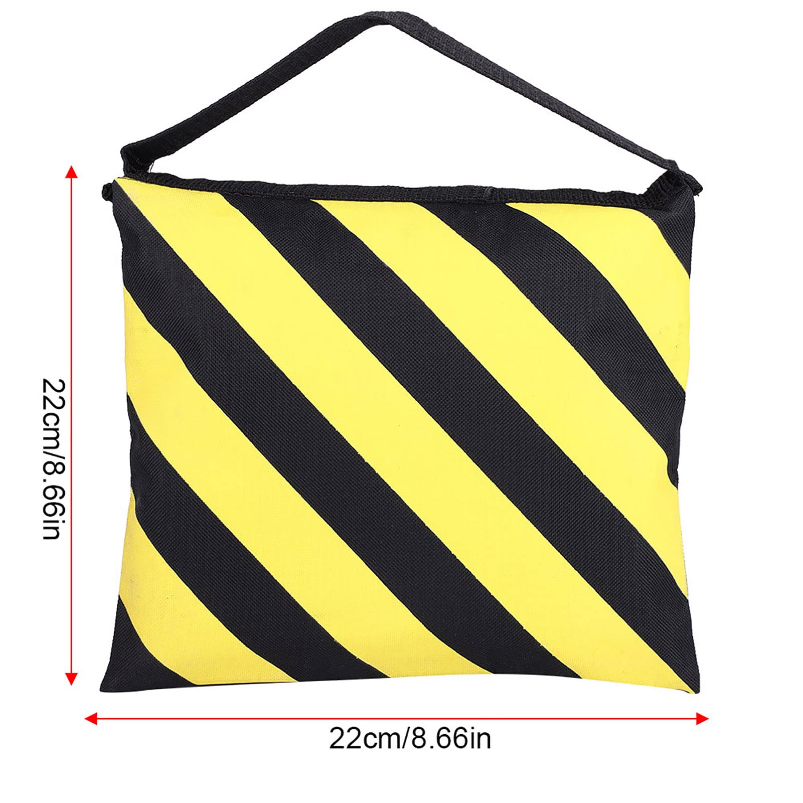 Yellow & Black Stripes Sand Bag Sandbag Weight Bags for Studio Video Light Stand Tripod Professional or Hobbyist This Sandbag Is Versatile Tool Maintaining Sand BagSandbagWeight