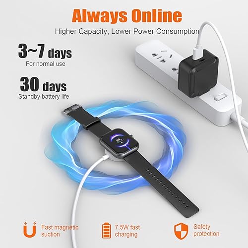 Miniatura 8 de Reloj inteligente para hombres y mujeres (respuestahacer llamadas), pantalla táctil HD 2025 de 1.83 pulgadas, más de 110 modos deportivos, reloj de