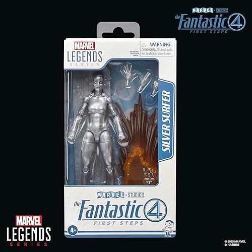 Miniatura 2 de Marvel Legends Series Silver Surfer, The Fantastic Four First Steps Movie Collectible - Figura de acción de 6 pulgadas