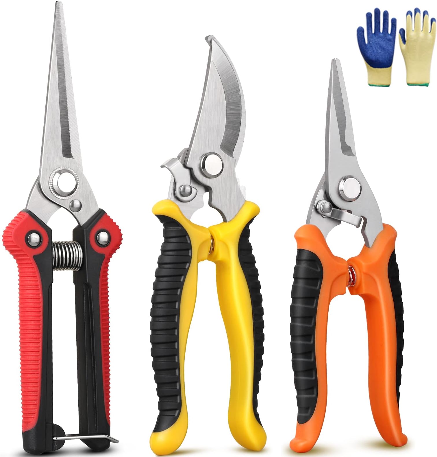 Wilkinson Sword 1111174W Bypass Pruner & Anvil Pruner Secateurs Twin Pack Amazon.co.uk Garden