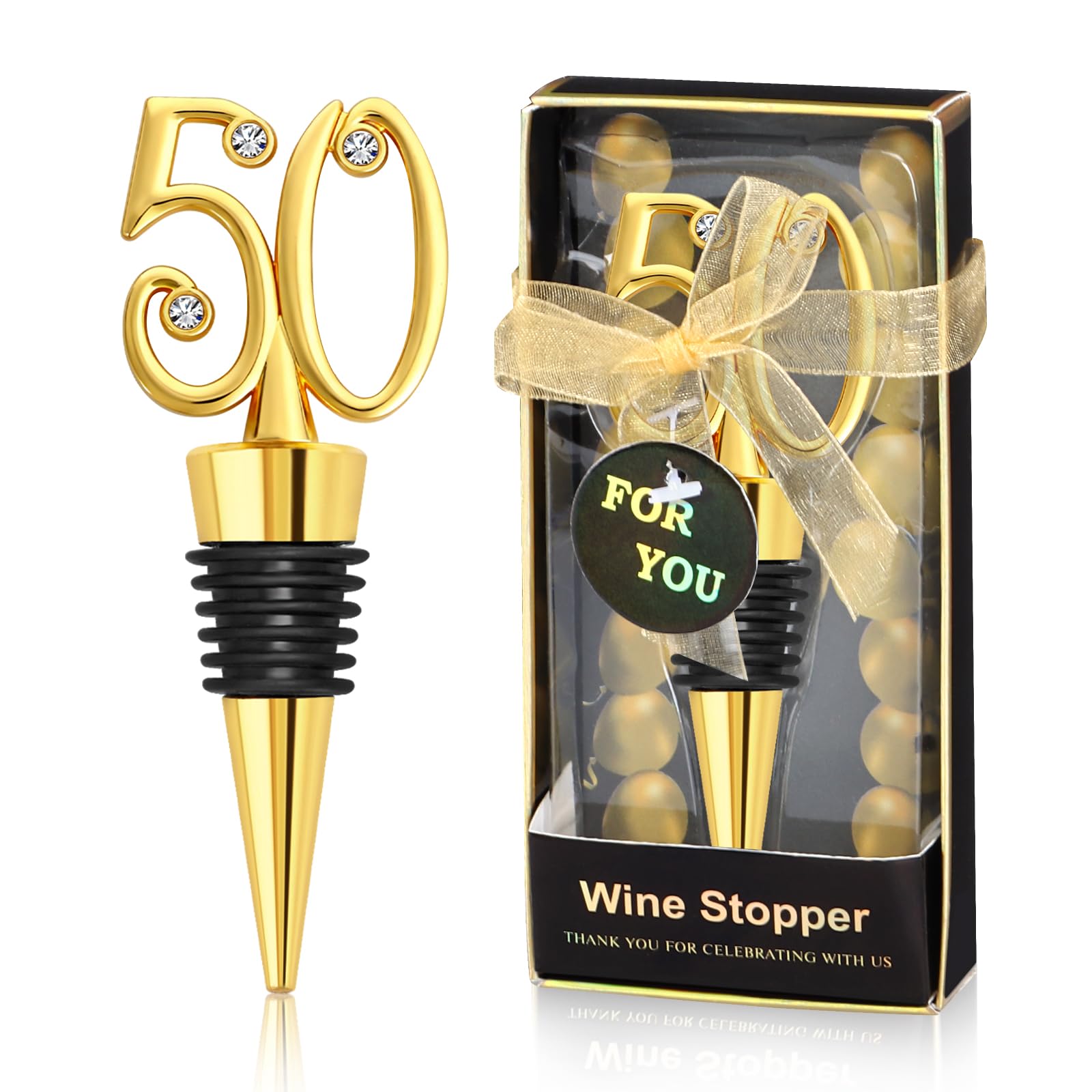 30Pcs 50th Wine Stopper Party Favors
