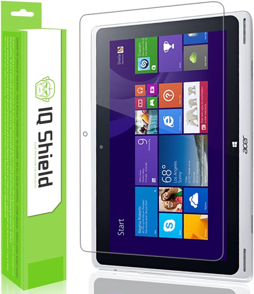 IQ Shield Screen Protector Compatible with Acer Aspire Switch 10 (Tablet Only) LiquidSkin Anti-Bubble Clear Film