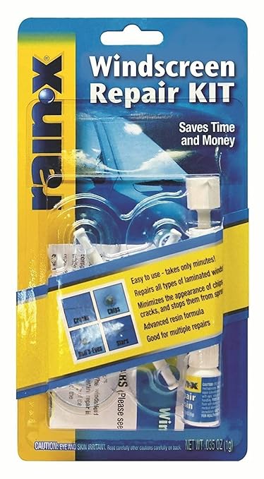 RainX Fix a Windshield Do it Yourself Windshield Repair Kit, for Chips, Cracks, Bulll's-Eyes and Stars (2 pack