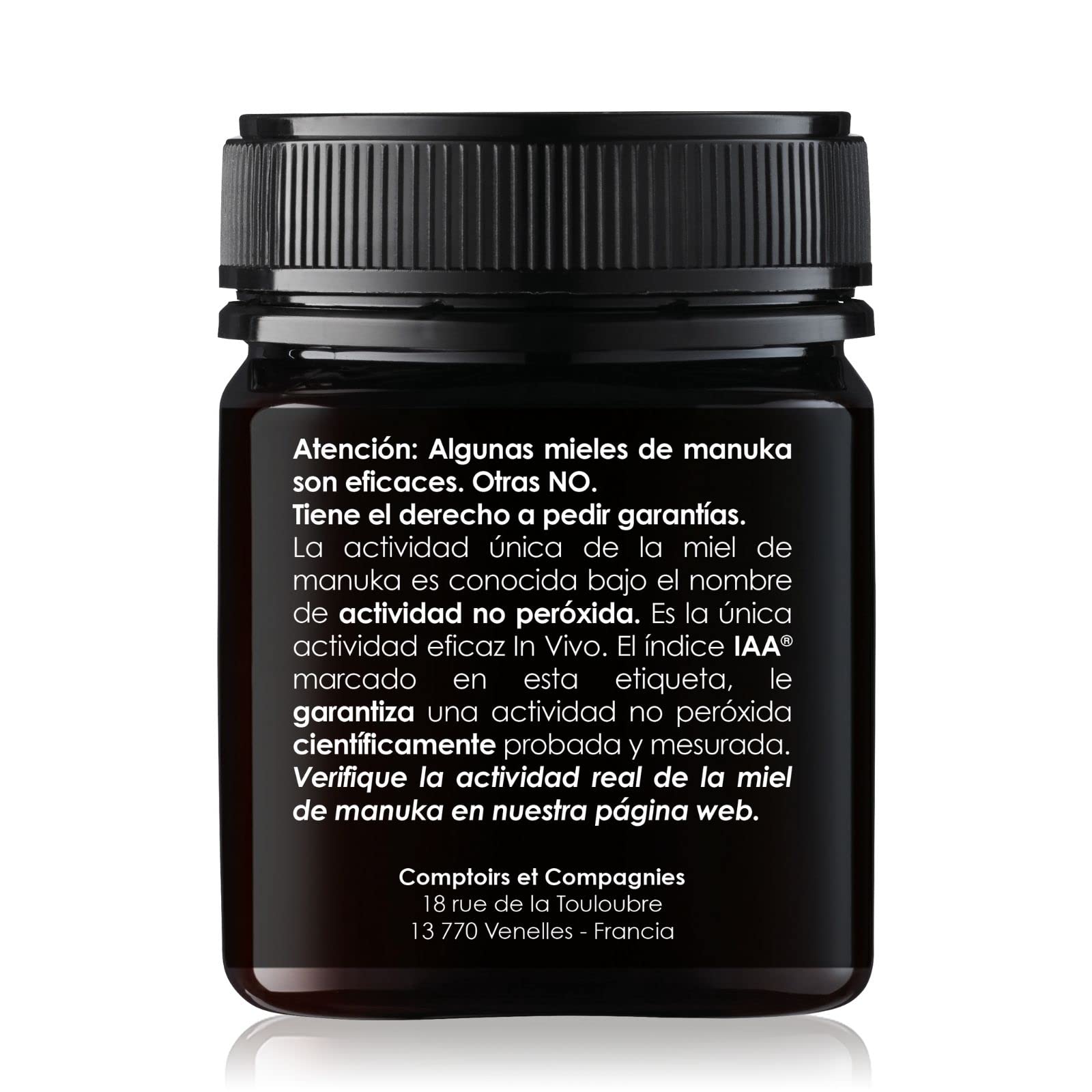 COMPTOIRS ET COMPAGNIES - Miel de Manuka - MGO 514 - IAA15+ - Nueva Zelanda - 250g